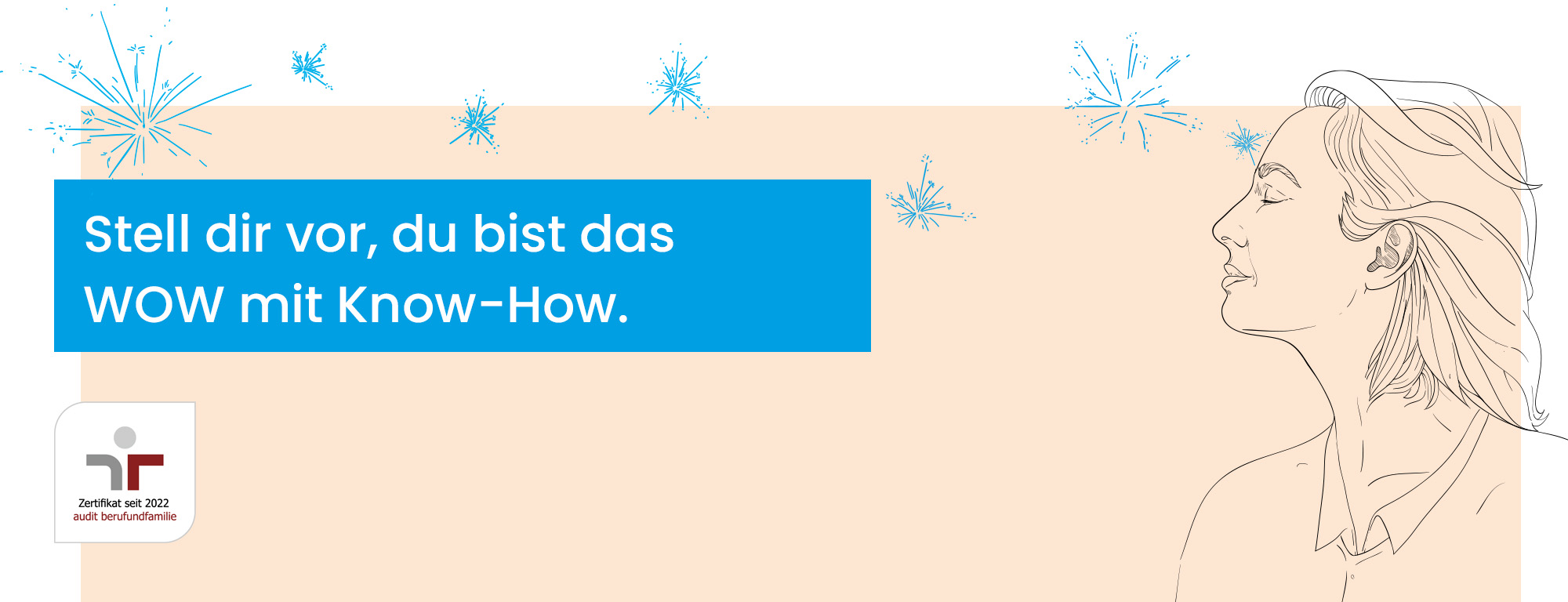 Stell dir vor, du bist das WOW, mit Know-How.