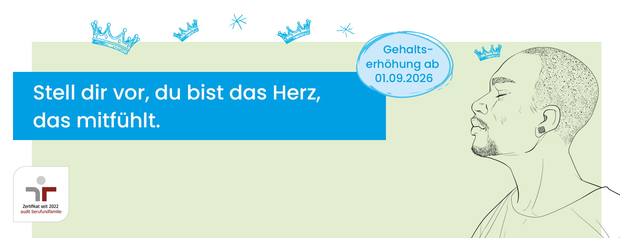 Stell dir vor, du bist das Herz, das mitfühlt.