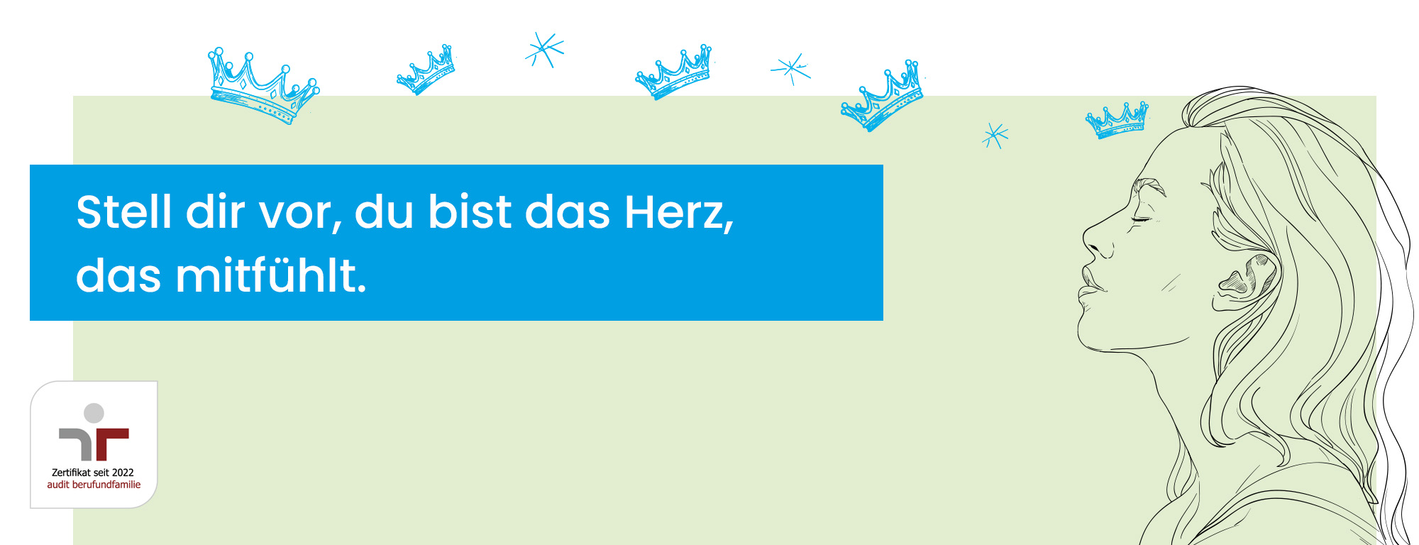 Stell dir vor, du bist das Herz, das mitfühlt.