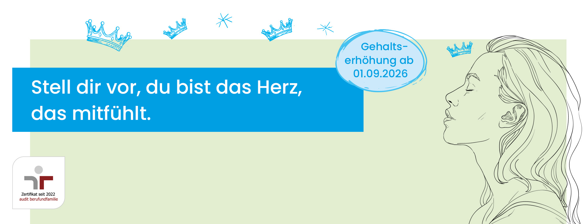 Stell dir vor, du bist das Herz, das mitfühlt.
